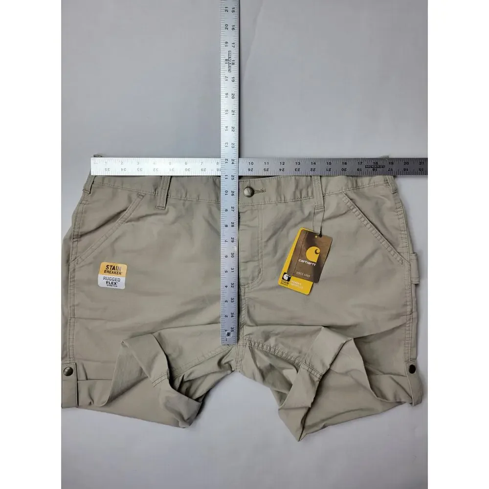 Carhartt smithville original fit light brown shorts size 18 - Picture 10 of 11